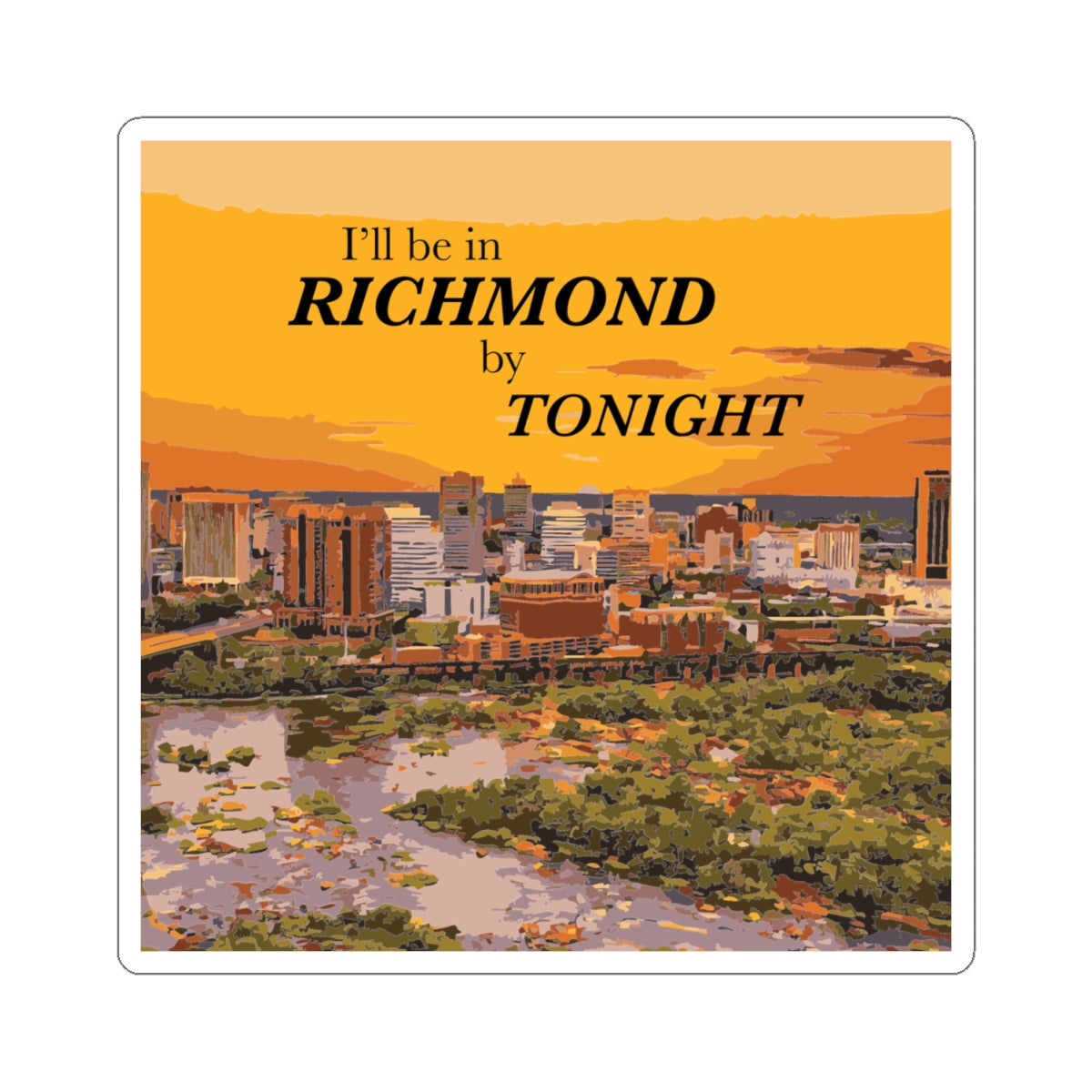 Richmond By Tonight Sticker