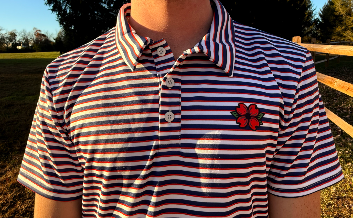 The Dogwood Striped Polo