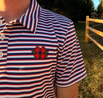 The Dogwood Striped Polo